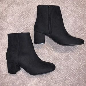 Time&Tru Black Ankle Boots